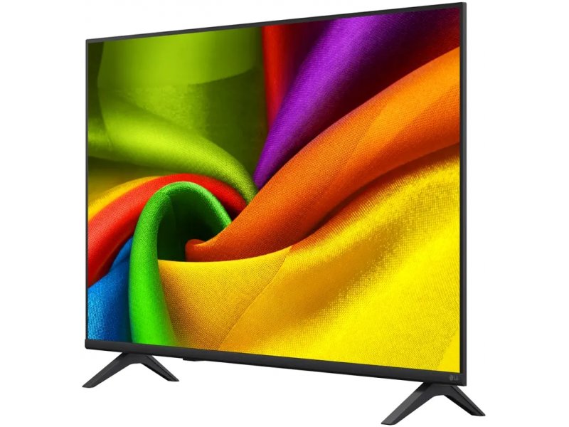 LG 50NU900B6LA — тонкие рамки экрана и качество Nano Cell-панели при фронтальном просмотре