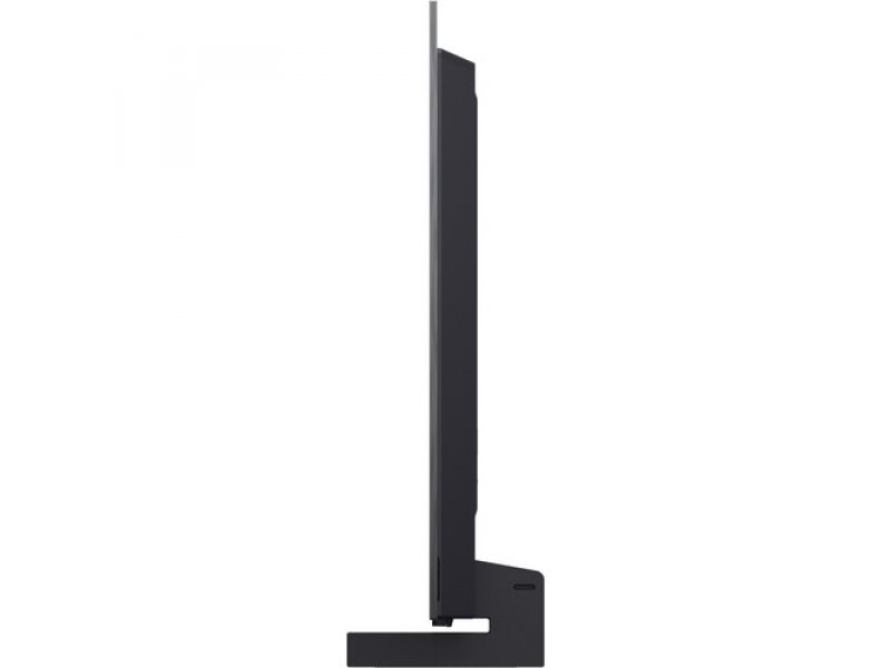 LG OLED42C6RLA профиль корпуса сбоку — демонстрация толщины панели и минималистичной подставки