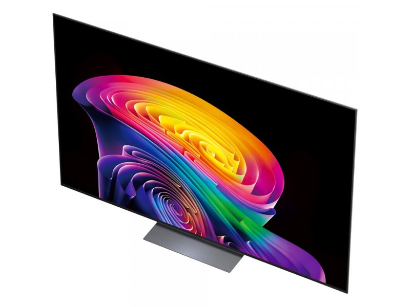LG OLED77C6RLA — изометрический вид, дизайн 77-дюймового OLED, пропорции корпуса