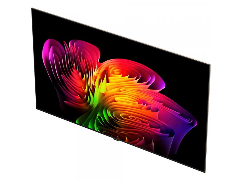 LG OLED83W69RLA боковой профиль — минимальная толщина панели 2 сантиметра