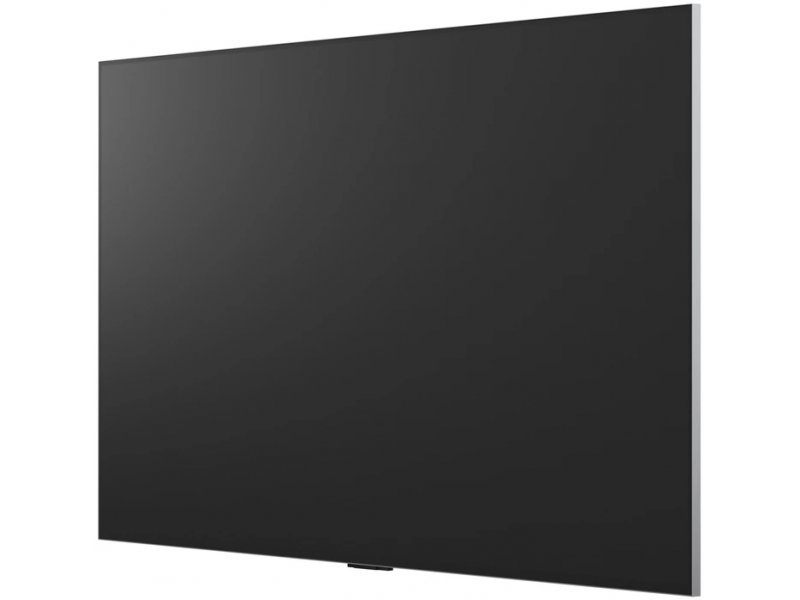 LG OLED97G6RLA — сверхтонкий профиль корпуса 2,8 см, вид сбоку