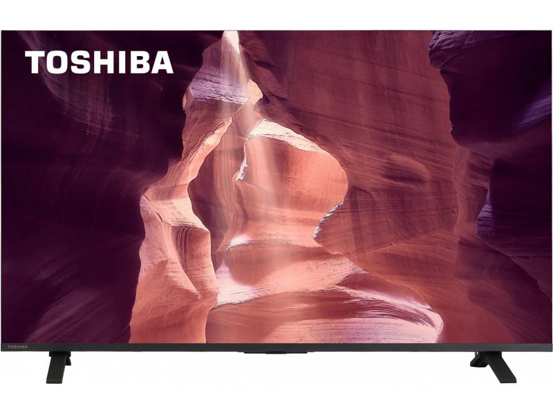 Toshiba 55C350RE 55 дюймов — фронтальный вид с изображением каньона на экране