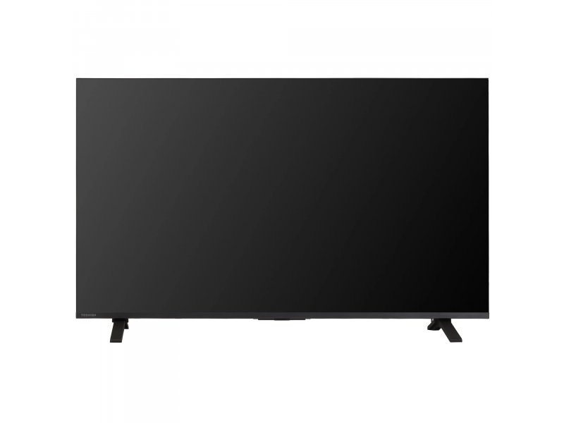 Toshiba 55C350RE — фронтальный вид с выключенным экраном, демонстрация однородности VA-панели