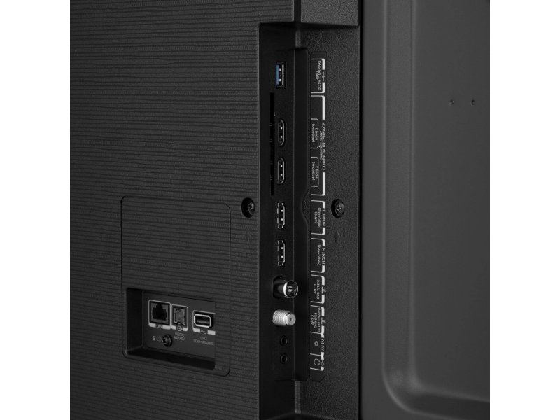 Toshiba 65Z670RE крупный план боковой панели с портами HDMI и USB