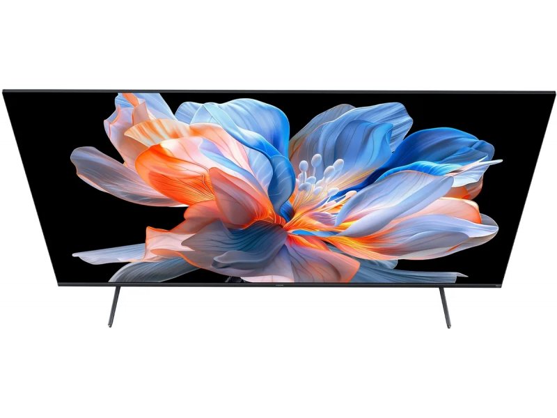 Xiaomi TV X Mini LED 43 2026 — вид сверху, минималистичный дизайн и тонкий профиль