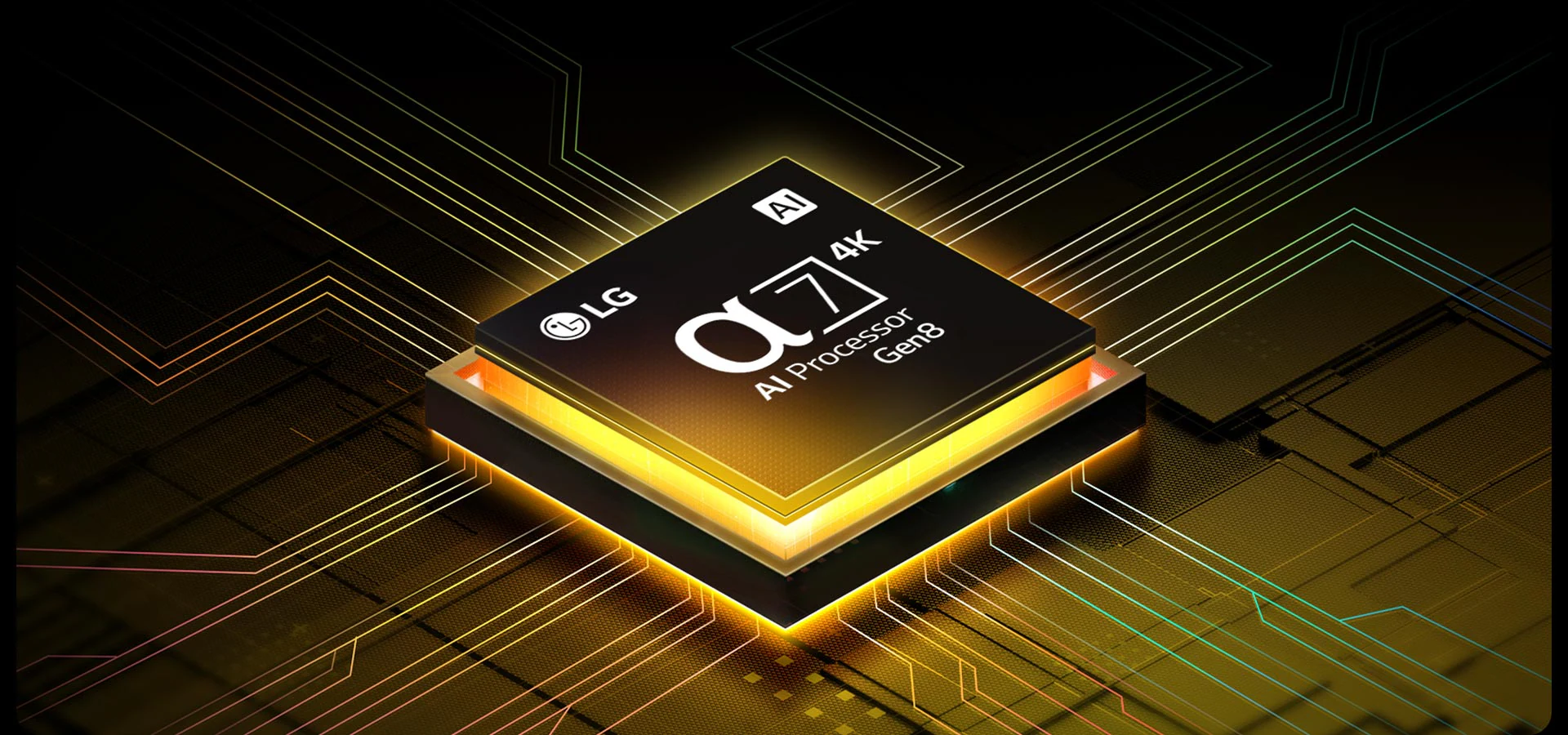 Процессор α7 Gen8 AI 4K — сердце обработки изображения LG 75QNED70A6A