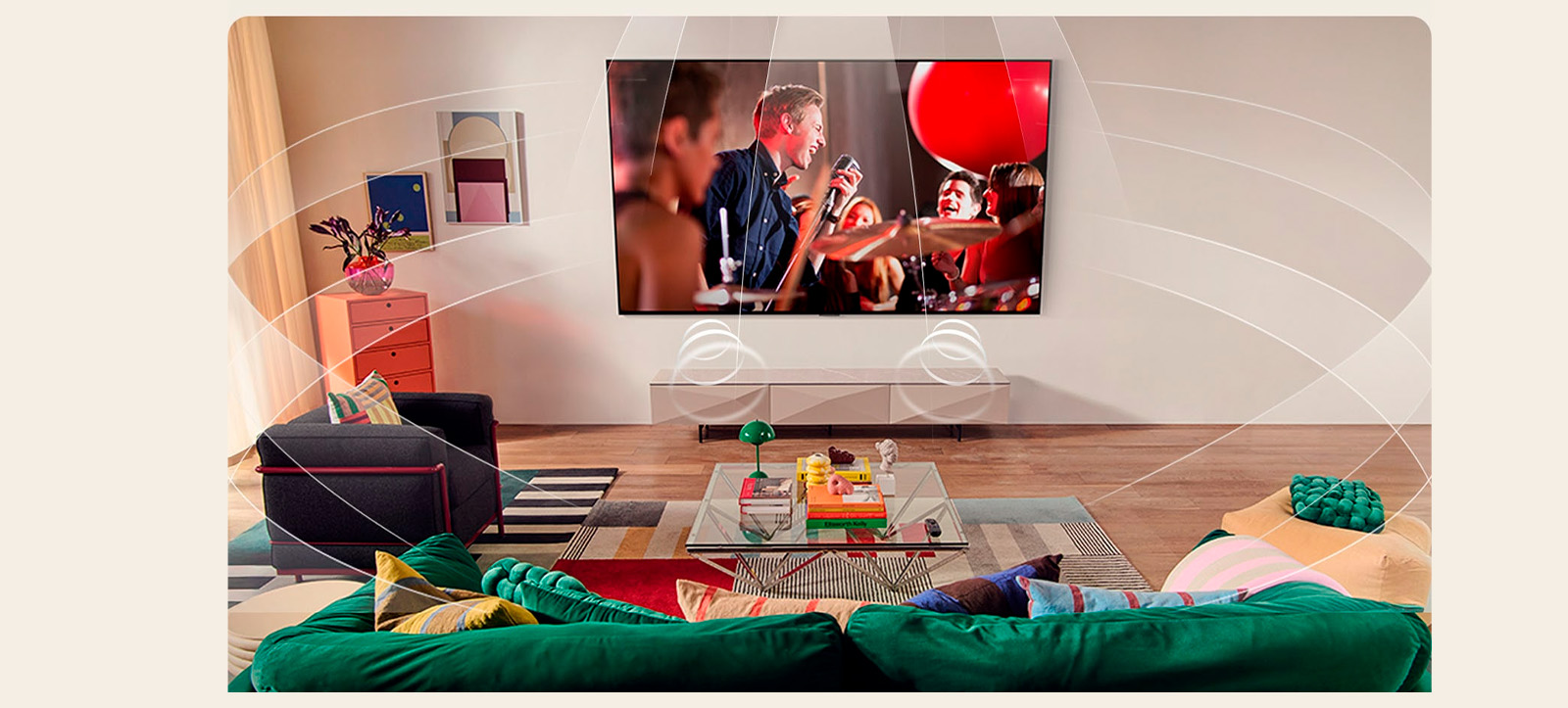 Виртуальный объёмный звук в гостиной с LG 75QNED70A6A