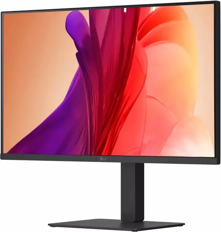 LG 32U720A-B вид под углом демонстрация градиентов и точности цветопередачи