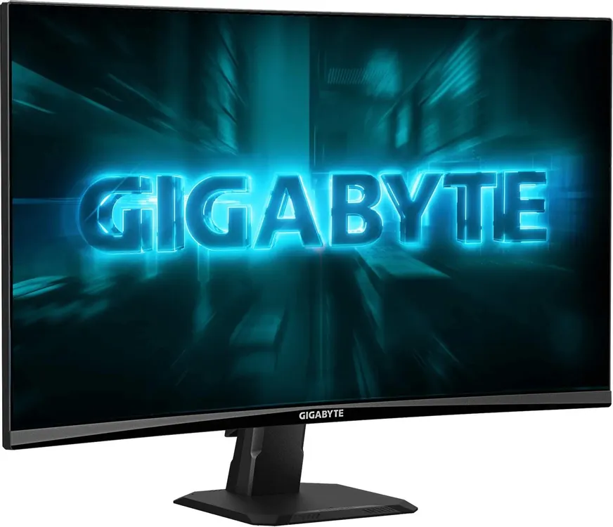 GIGABYTE GS27FCA EK боковой профиль подставка и задняя панель
