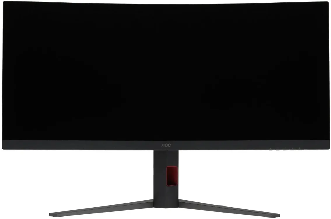 AOC Gaming CU34G4 изогнутый монитор 34 дюйма вид спереди экран выключен дизайн