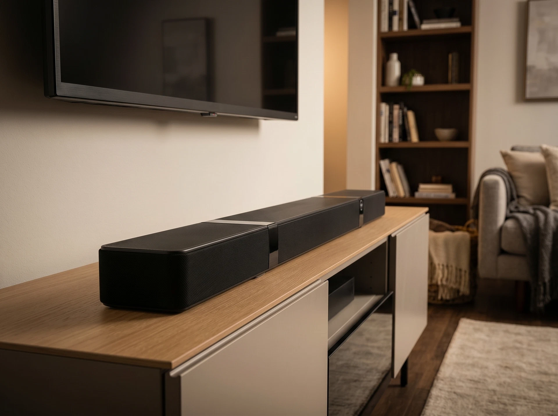 Саундбар Klipsch Flexus Core 300 Black - фото в интерьере
