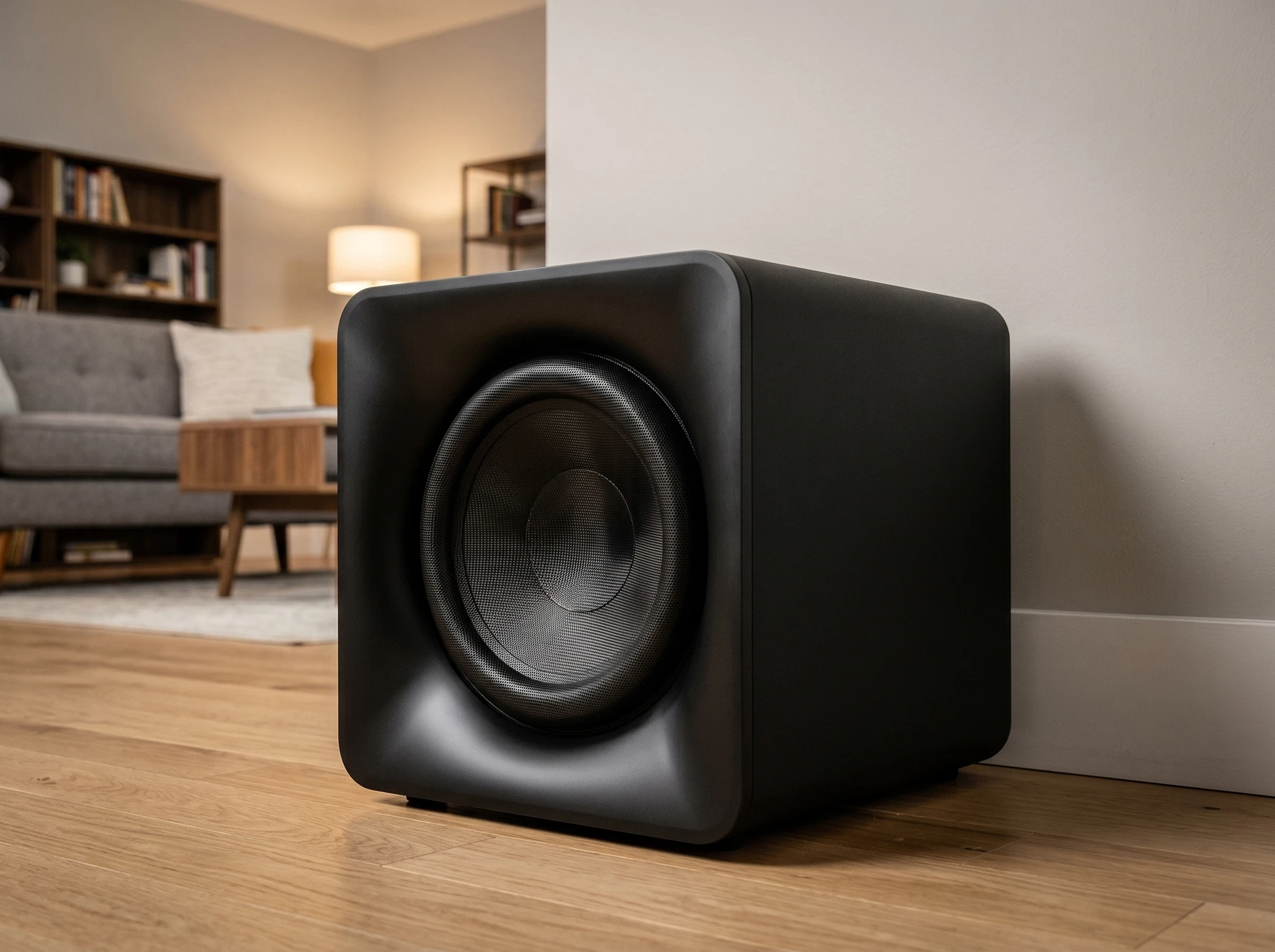 Полочная акустика Klipsch Flexus Sub 100 - фото в интерьере