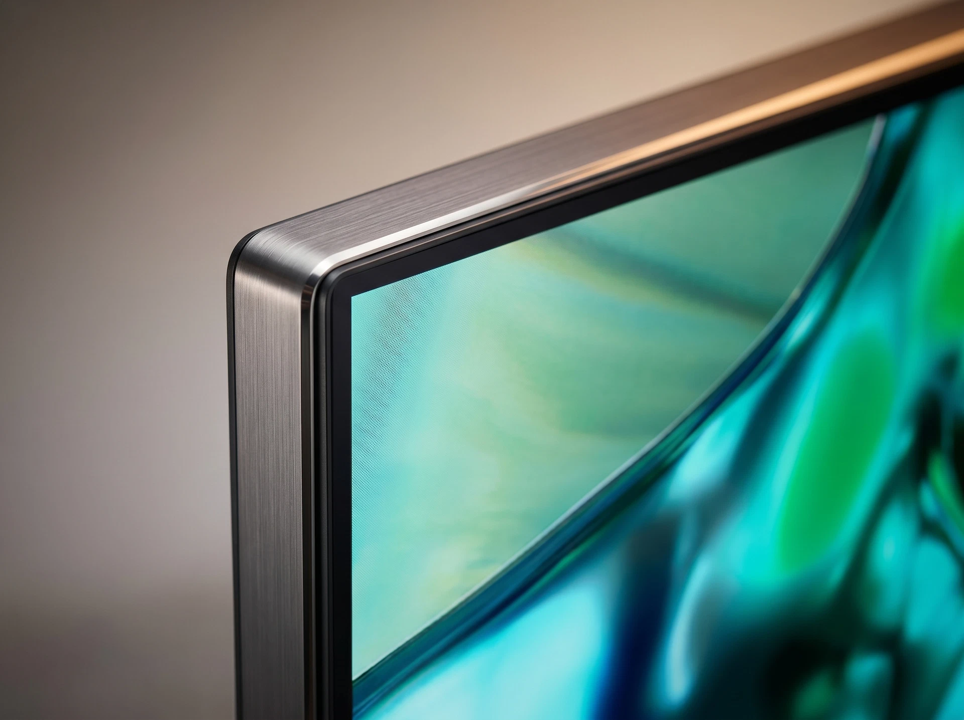 Samsung QE85QN80H 85 дюймов Neo QLED — вид в интерьере, дизайн и установка на подставке