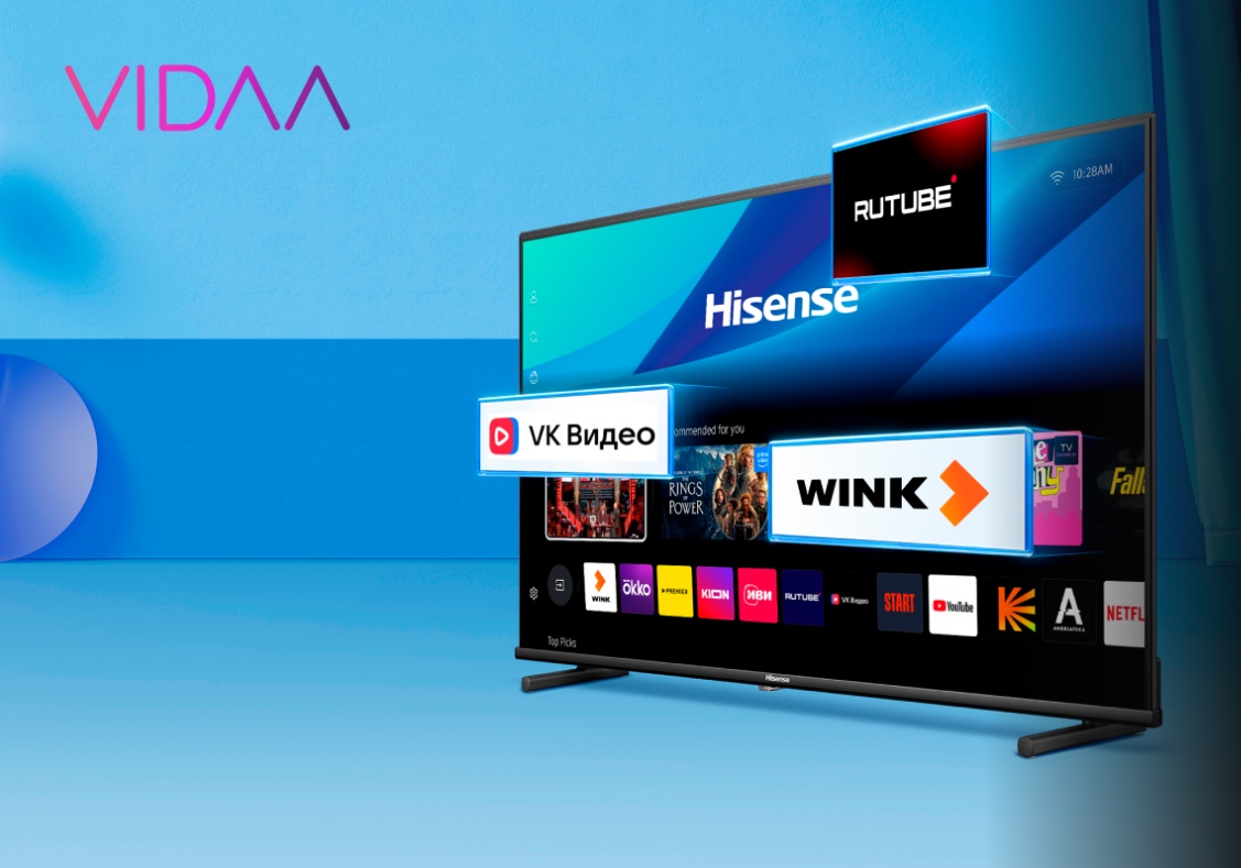 Hisense 40A5Q VIDAA — Smart TV с российскими и зарубежными сервисами