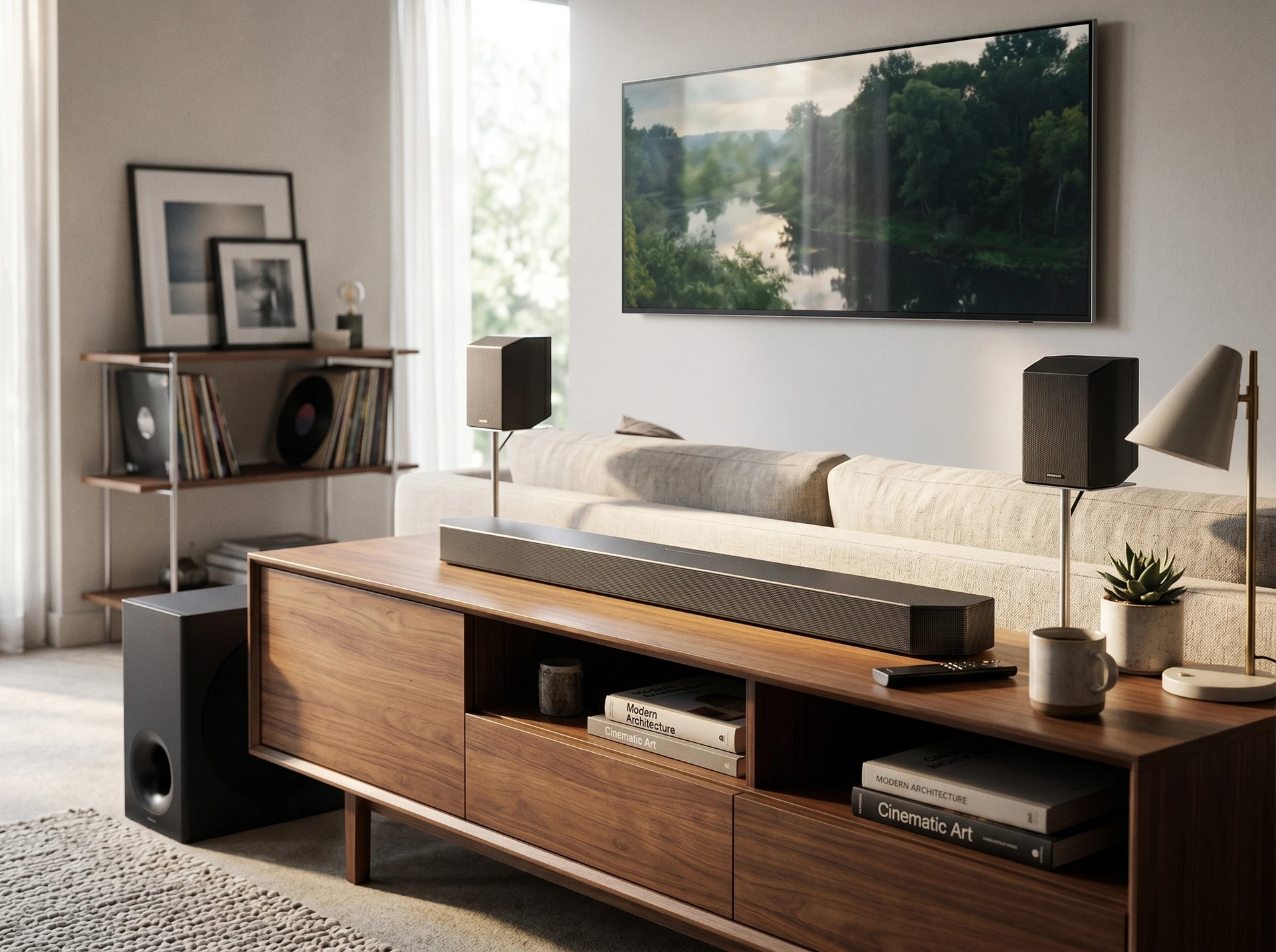 Саундбар Samsung HW-Q990H - фото в интерьере