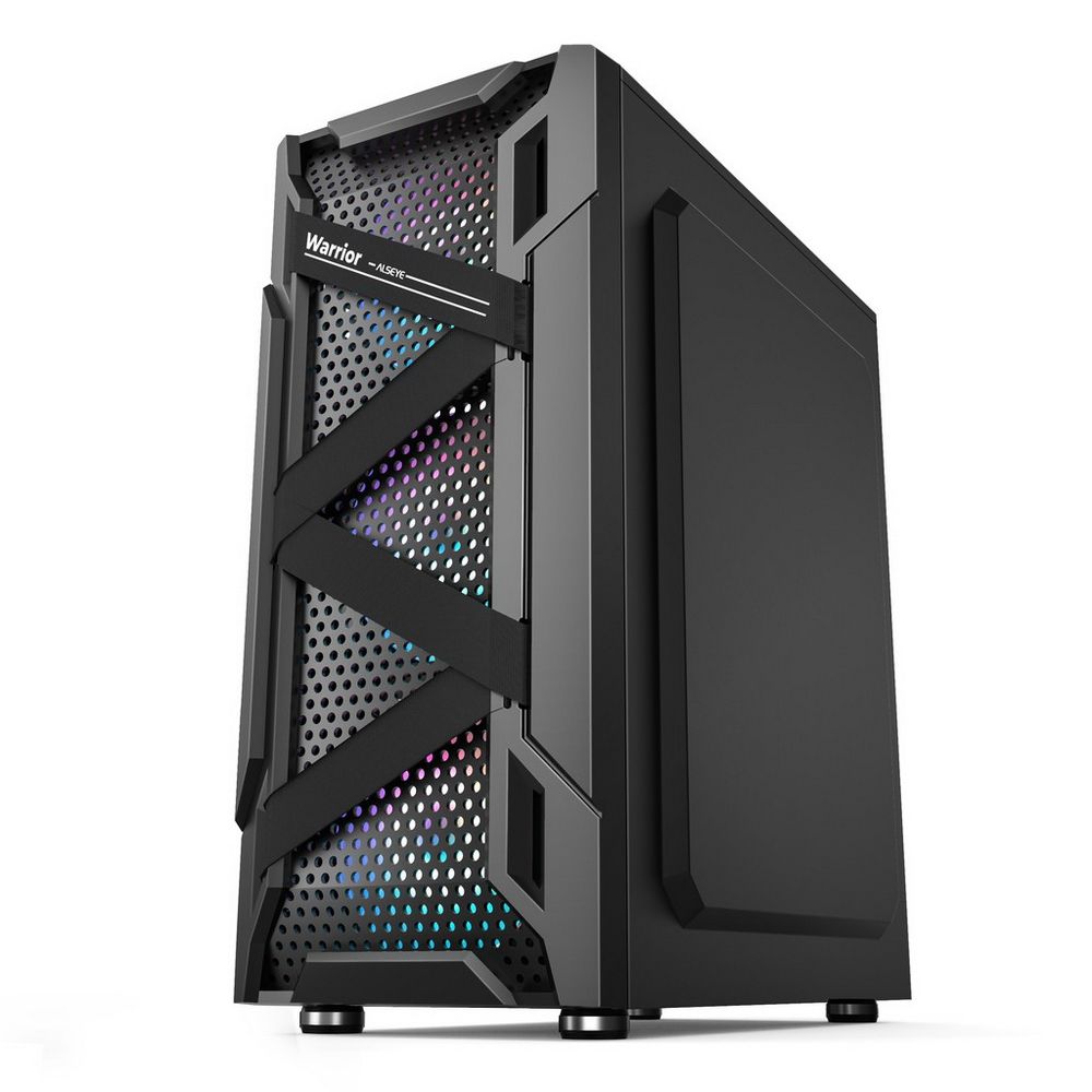 Alseye Warrior-B фронтальная панель с RGB-подсветкой синего, фиолетового и розового цветов