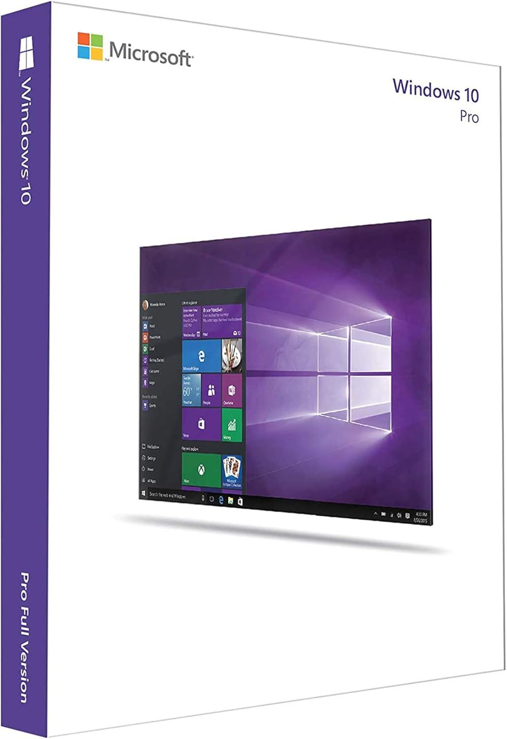 Microsoft Windows 10 Professional FQC-08909 коробка с DVD и COA-наклейкой