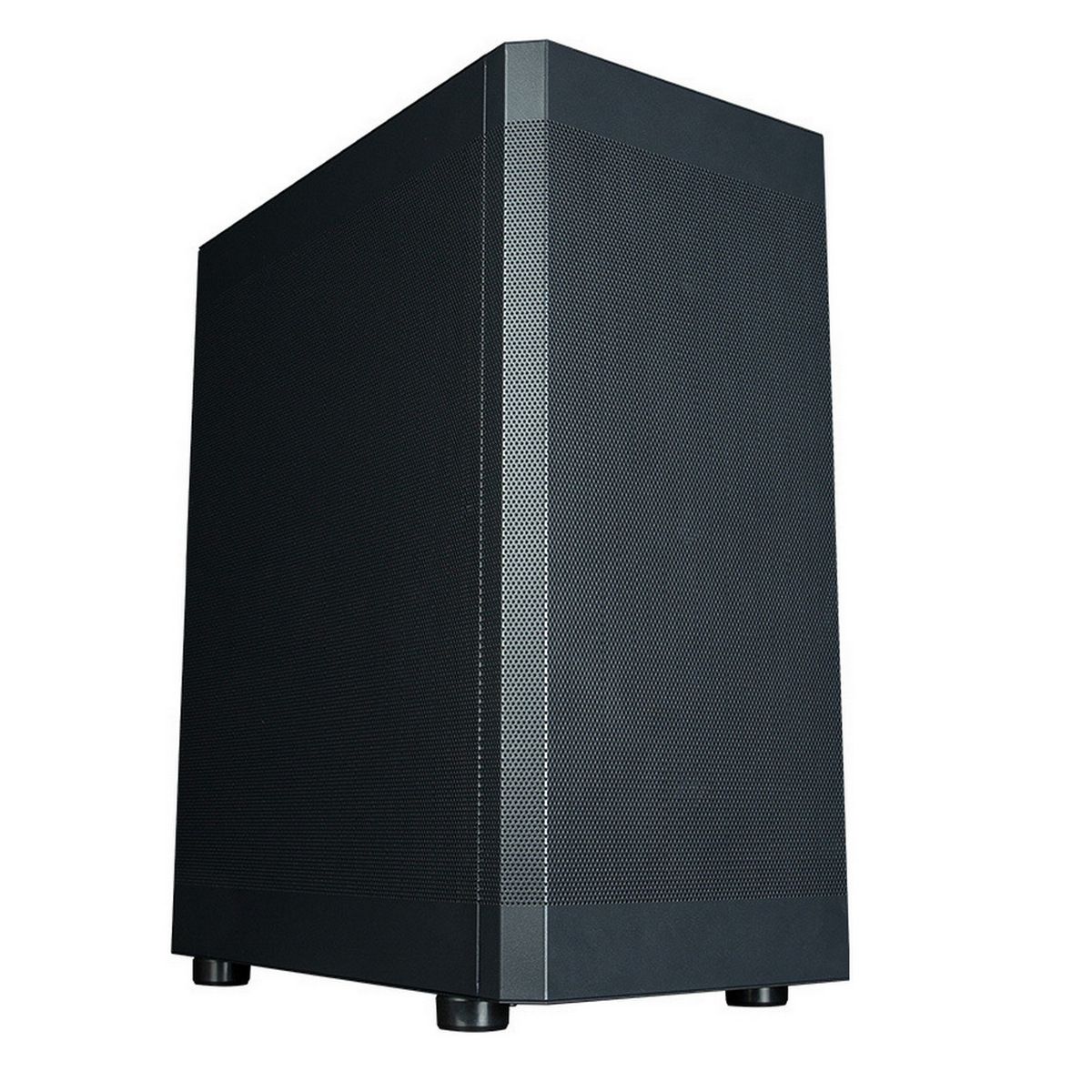 Zalman i4 Black корпус Mid-Tower черный вид спереди металлическая сетка