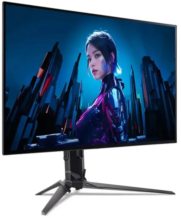 Acer Predator X27UF3bmiipruzx вид сбоку регулируемая подставка конструкция корпуса