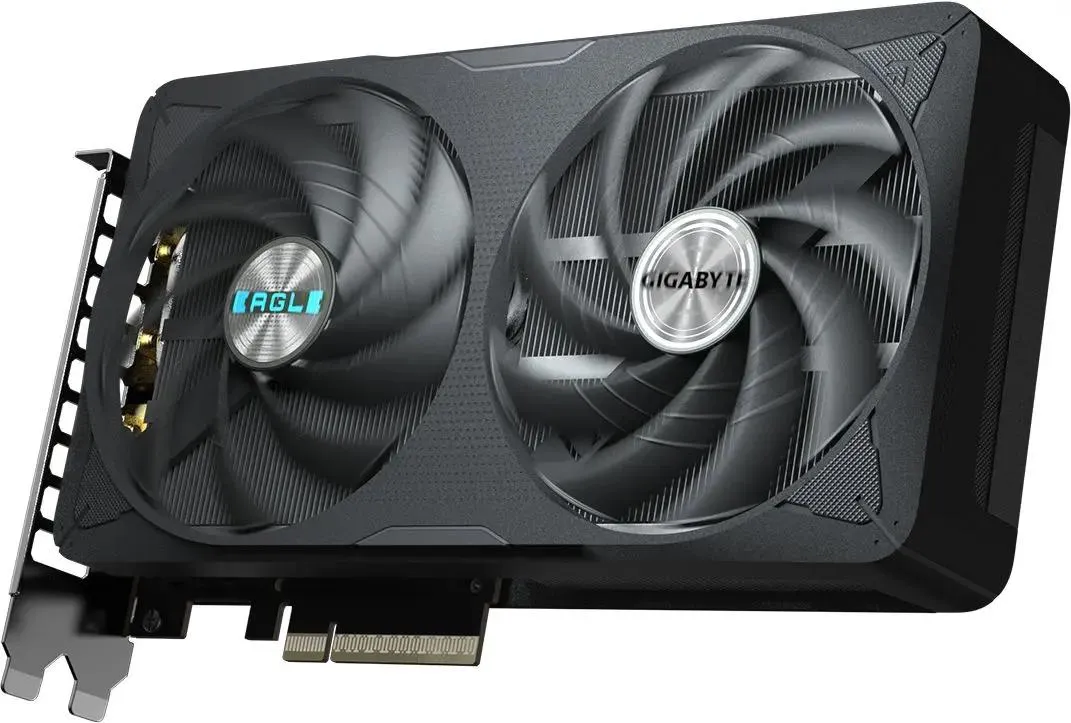 Gigabyte RTX 5060 Ti Eagle OC подсветка вентилятора два вентилятора алюминиевый радиатор