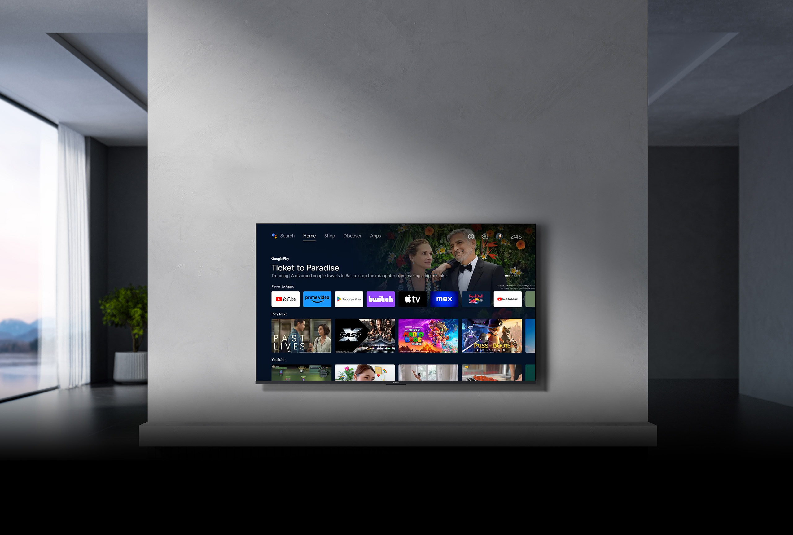 Xiaomi TV A 65 2026 &mdash; Android TV, Google Play, Netflix, YouTube