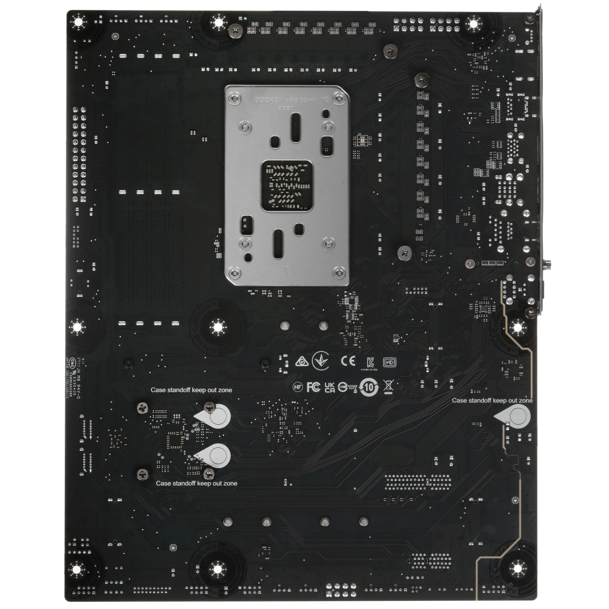 MSI MAG B850 Tomahawk WiFi задняя панель портов USB и сетевые разъёмы