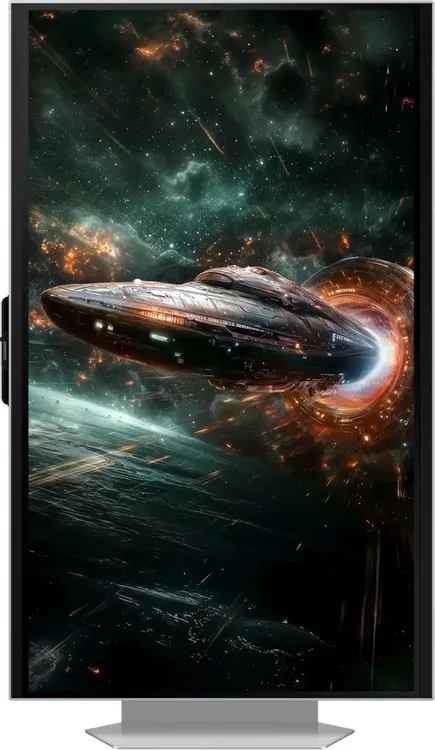 Samsung Odyssey 3D LS27FG900XIXCI в портретной ориентации — поворот экрана на 90 градусов