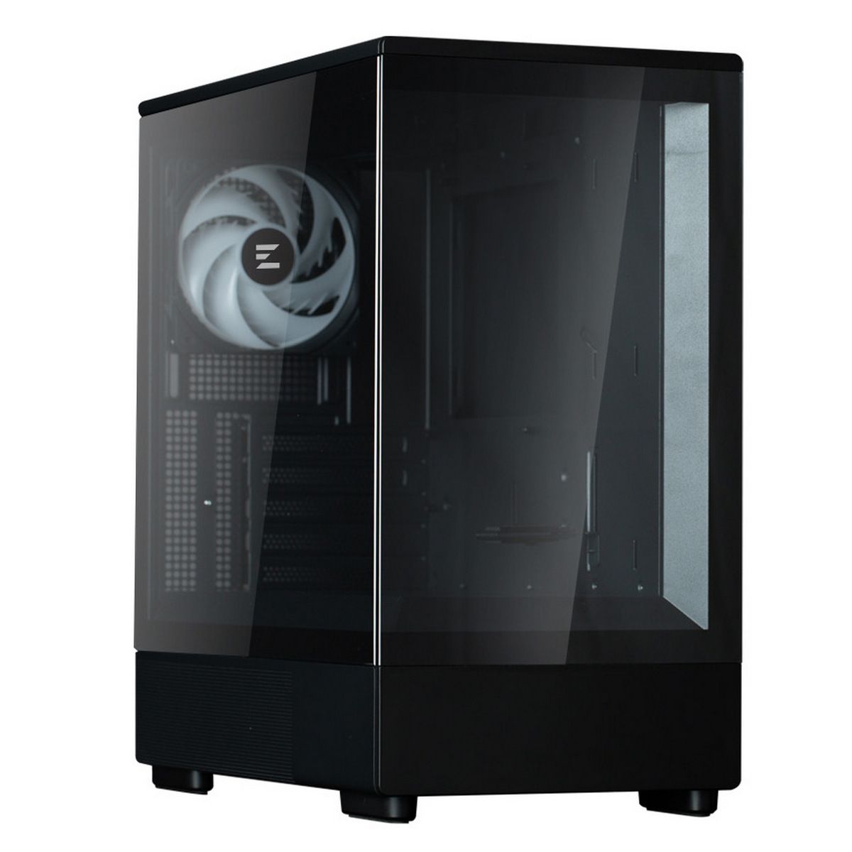 Zalman P10 Black внутреннее пространство мест под накопители и материнскую плату mATX
