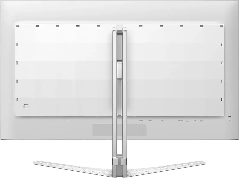 Philips Evnia 8000 32M2N8800 панель разъёмов сзади — HDMI, DisplayPort, USB, аудио