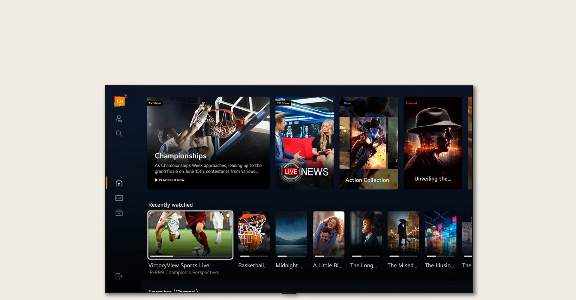LG Channels — бесплатный стриминговый сервис на телевизоре LG OLED42C5