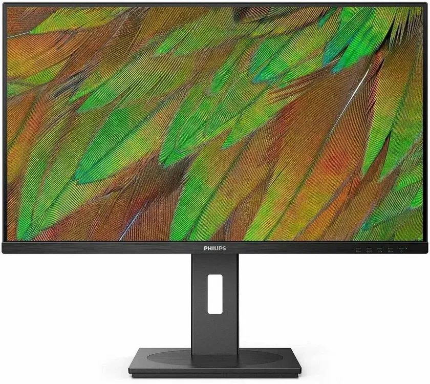 Philips 32B1U3900 вид спереди — 4K VA монитор с природным пейзажем на экране