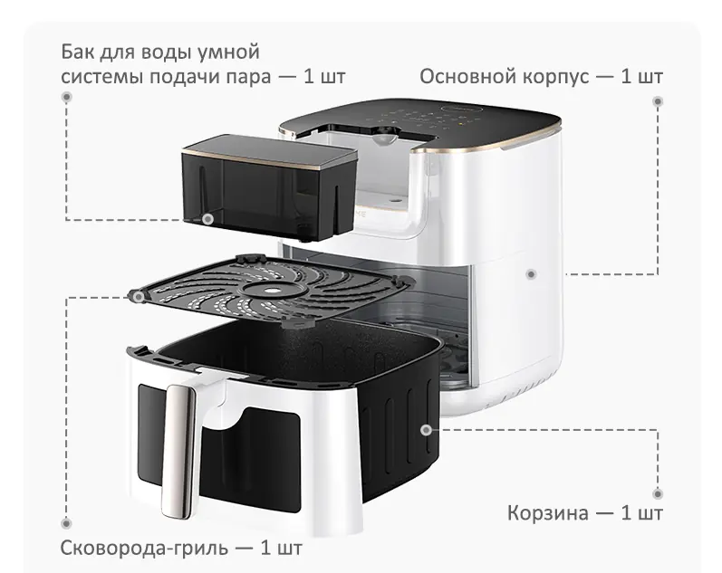 Dreame Tasti AF30 — комплектация и упаковка