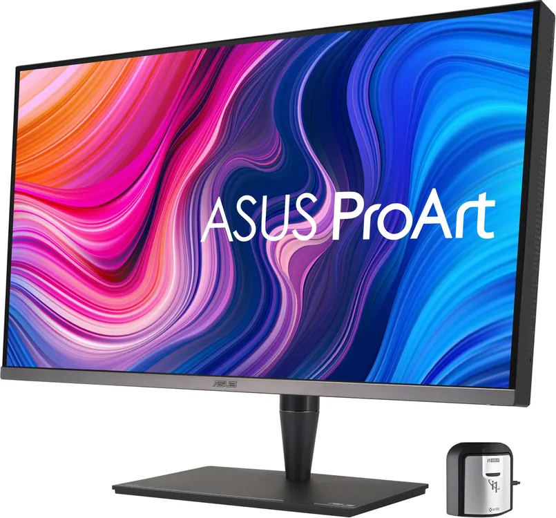 ASUS ProArt PA32UCG-K боковой профиль эргономичная подставка тонкий корпус