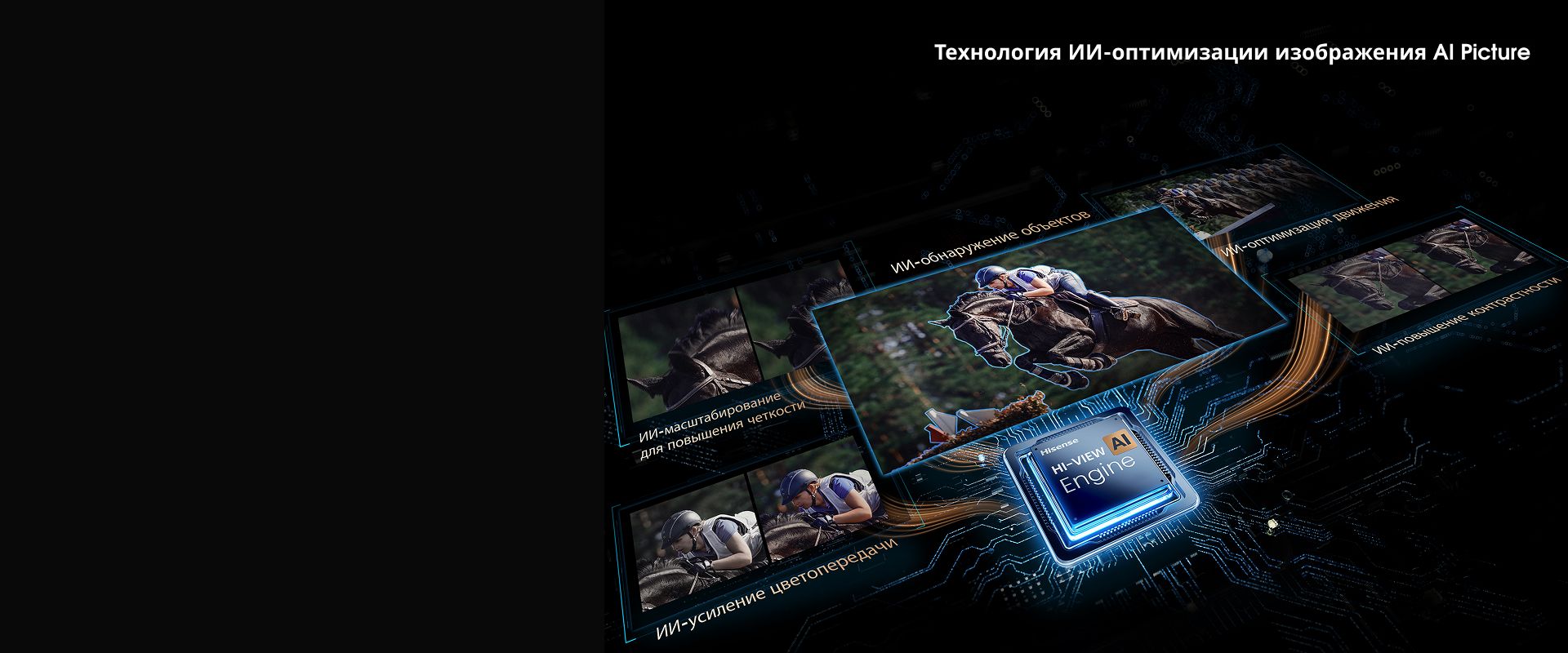 Hisense 65E8S дизайн корпус тонкие рамки вид сбоку
