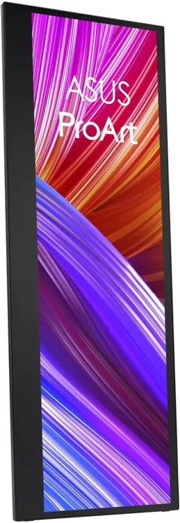 ASUS PA147CDV вертикальная ориентация вид спереди экран выключен минималистичный дизайн