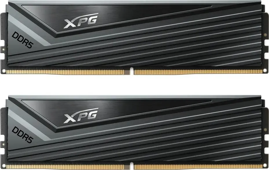 ADATA Caster AX5U6000C3016G-DCCAGY DDR5 два модуля 16 ГБ с радиатором тёмно-серый