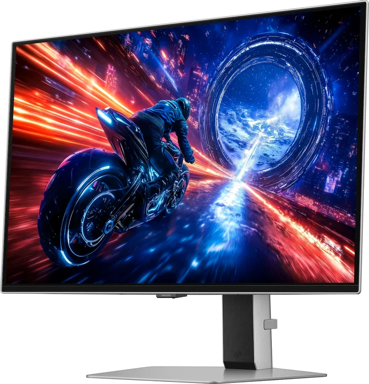 Samsung Odyssey OLED G6 — тонкий профиль корпуса, минималистичный дизайн подставки